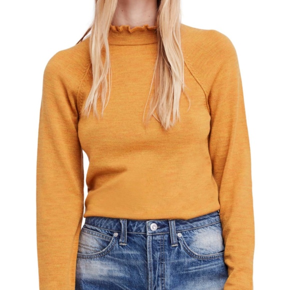 Free People Sweaters - Free People High-neck merino-wool Pullover Sweater